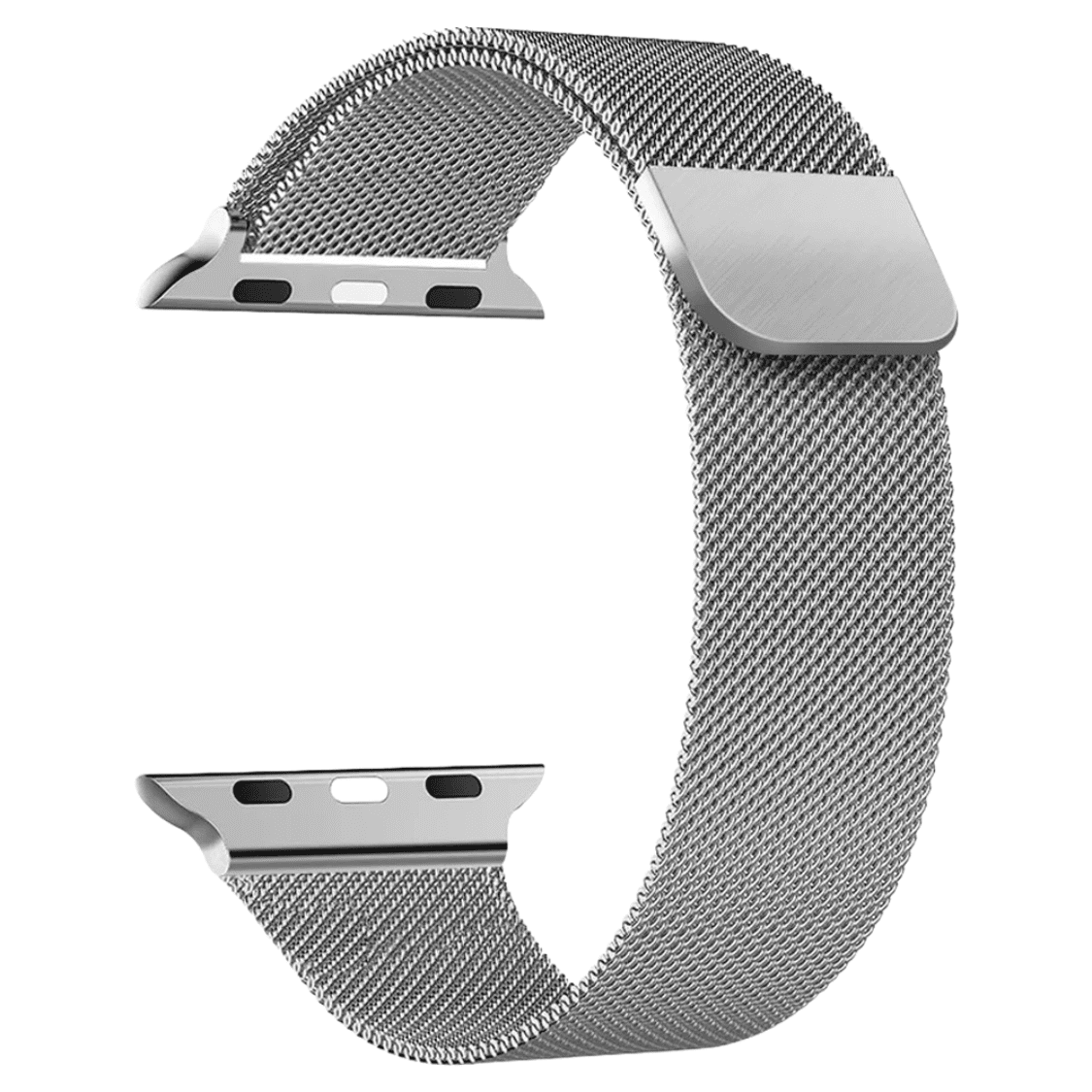 Apple Watch Milanese band, zilver, totaal, meshed