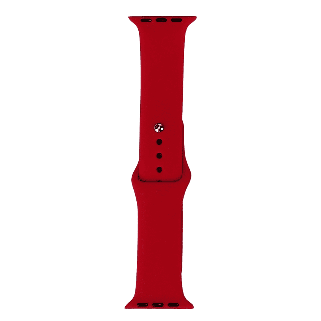 Apple Watch Band, siliconen, donker rood, voorkant