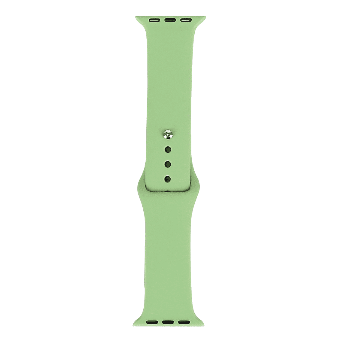 Apple Watch Band, siliconen, pastelgroen, voorkant