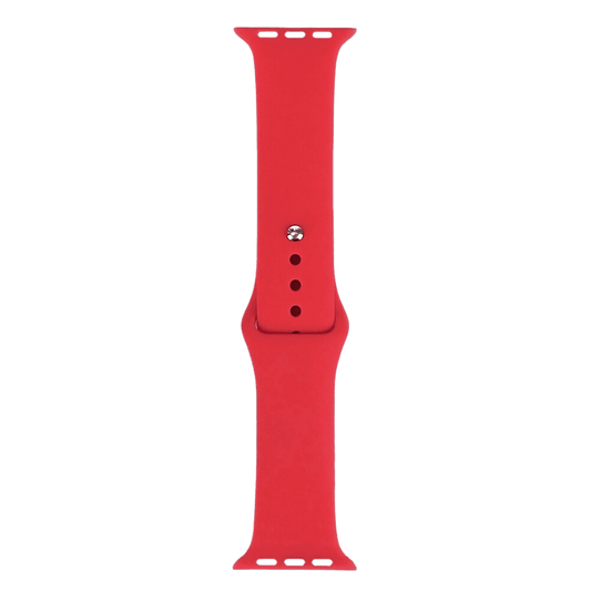 Apple Watch Band, siliconen, rood, voorkant