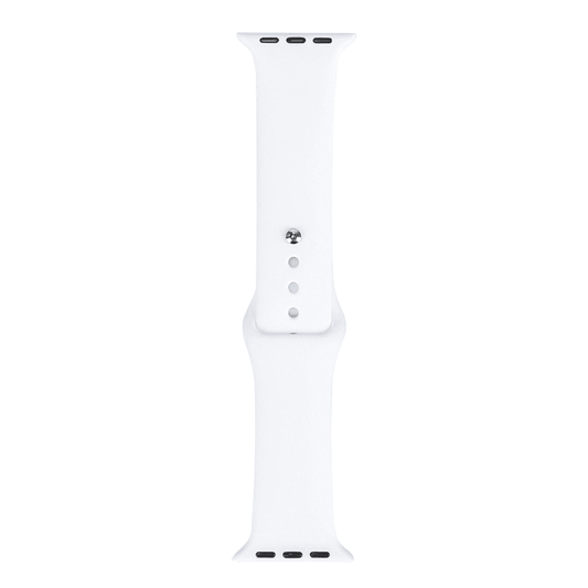 Apple Watch Band, siliconen, wit, voorkant