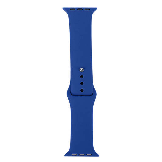 Apple Watch Band, siliconen, kobalt blauw, voorkant